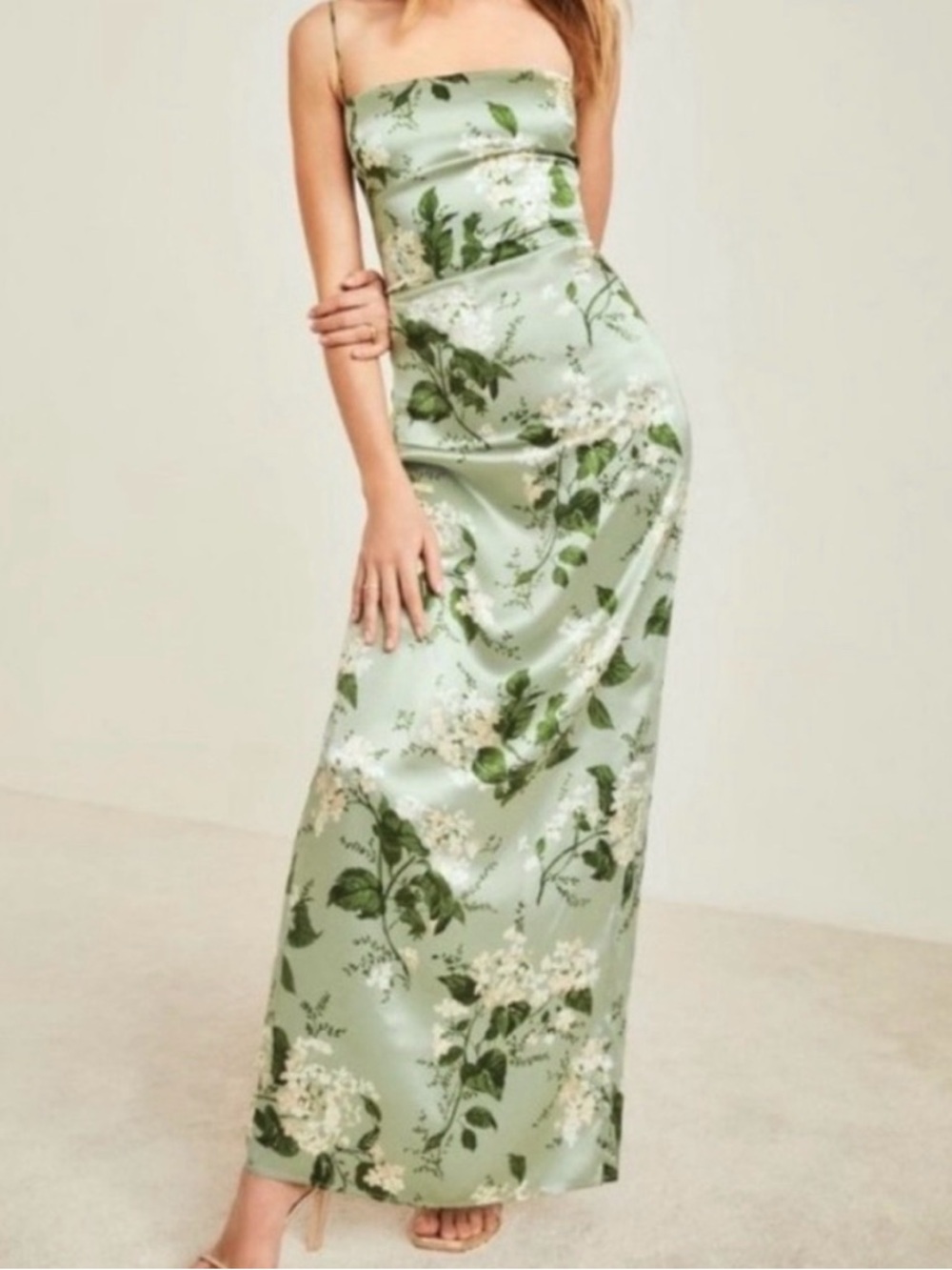 Reformation Frankie Silk Dress - Picture 2 of 4